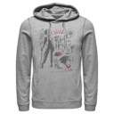 Men's Cruella Fashion Drawings  Adult Pull Over Hoodie