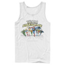 Men's Justice League Team Awesome Perspective  Adult Tank Top