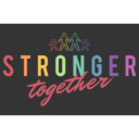 Men's Lost Gods Stronger Together Pride  Adult T-Shirt
