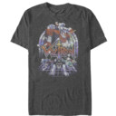 Men's Voltron: Defender of the Universe Retro Robot Lions  Adult T-Shirt