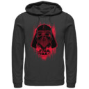 Men's Star Wars Rogue One Vader Helmet Spray Paint  Adult Pull Over Hoodie