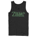 Men's Nintendo Legend of Zelda Link's Awakening Palm Logo  Adult Tank Top