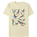 Men's Jurassic World: Fallen Kingdom Rainbow Dinosaurs  Adult T-Shirt