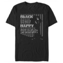 Men's Wednesday Black is My Happy Color  Adult T-Shirt