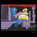 Men's The Simpsons Homer and the Devil  Adult T-Shirt