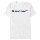 Men's Nintendo Classic N64 Logo Text  Adult T-Shirt