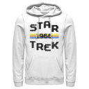 Men's Star Trek: The Original Series Retro Pixel 1966  Adult Pull Over Hoodie