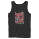 Men's Stranger Things The Gang Cartoon Logo  Adult Tank Top