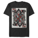 Men's KISS Gene Simmons Playing Card  Adult T-Shirt