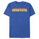 Men's Stranger Things Retro Hawkins Text  Adult T-Shirt