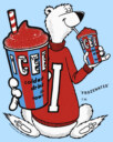 Men's ICEE Coldest Drink in Town Frozenated  Adult T-Shirt