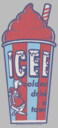 Men's ICEE The Original Coldest Drink in Town  Adult T-Shirt