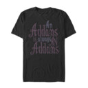 Men's Addams Family Always An Addams Motto  Adult T-Shirt