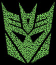 Men's Transformers St. Patrick's Day Cloverfield Decepticon Logo  Adult T-Shirt