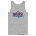 Men's Batman Logo Boy Wonder Robin  Adult Tank Top