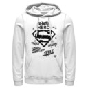 Men's Superman Hero Qualities & Icons  Adult Pull Over Hoodie
