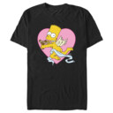 Men's The Simpsons Valentine's Day Cupid Bart  Adult T-Shirt
