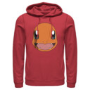 Men's Pokemon Charmander Smile  Adult Pull Over Hoodie