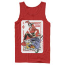 Men's Batman Harley Quinn Joker Poker Card  Adult Tank Top