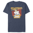 Men's The Ren & Stimpy Show Powdered Toast Man Toasterrific Dad  Adult T-Shirt