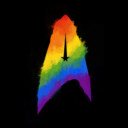 Men's Star Trek: Discovery Pride Delta Insignia  Adult Pull Over Hoodie