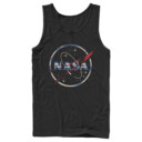 Men's NASA 80s Space Station Logo  Adult Tank Top