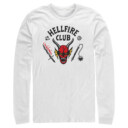 Men's Stranger Things Welcome to the Hellfire Club  Adult Long Sleeve Shirt