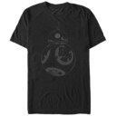 Men's Star Wars The Force Awakens Sleek BB-8  Adult T-Shirt