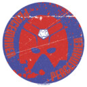 Men's Peacemaker Red Helmet  Adult Tank Top