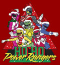 Men's Power Rangers Santa Rangers  Adult T-Shirt