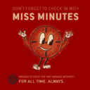 Men's Marvel Loki Miss Minutes Check In  Adult T-Shirt