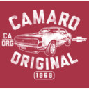 Men's General Motors Distressed Camaro Original  Adult T-Shirt