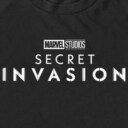 Men's Marvel: Secret Invasion Black and White Logo  Adult T-Shirt