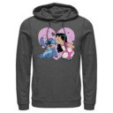 Men's Lilo & Stitch Kisses  Adult Pull Over Hoodie
