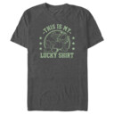 Men's Garfield St. Patrick's Day This is my Lucky Shirt  Adult T-Shirt