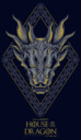 Men's Game of Thrones: House of the Dragon Skull Diamond  Adult T-Shirt