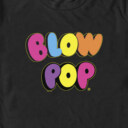 Men's Blow Pop Rainbow Text  Adult T-Shirt