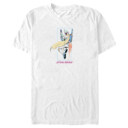 Men's Star Wars: The Mandalorian Retro Din Djarin in Action  Adult T-Shirt