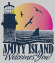 Men's Jaws Amity Island Tourist Welcome  Adult Sweatshirt