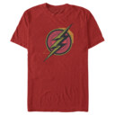Men's Zack Snyder Justice League The Flash Comic Logo  Adult T-Shirt