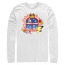 Men's Pokemon Christmas Window  Adult Long Sleeve Shirt
