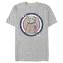 Men's Star Wars: The Mandalorian Fourth of July Grogu Circle  Adult T-Shirt