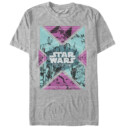 Men's Star Wars Rogue One Retro Rebel Geometric Print  Adult T-Shirt