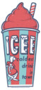 Men's ICEE Coldest Drink in Town Classic Cup  Adult T-Shirt