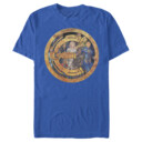 Men's Marvel Eternals Group Gold Badge  Adult T-Shirt