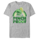 Men's Looney Tunes St. Patrick's Day Marvin the Martian Pinch Proof  Adult T-Shirt