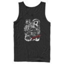 Men's Pirates of the Caribbean: Curse of the Black Pearl Jack Sparrow Icons  Adult Tank Top