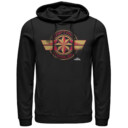 Men's Marvel Captain Marvel Retro Star Emblem  Adult Pull Over Hoodie