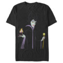 Men's Disney Princesses Sleeping Beauty Maleficent Staff and Aurora Flame  Adult T-Shirt