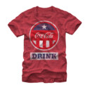Men's Coca Cola and Blue Drink  Adult T-Shirt